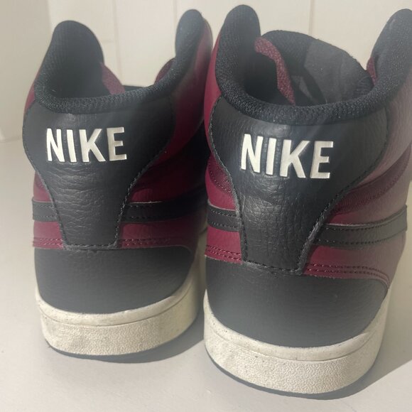 Nike Court Vision Mid Maroon/Black/White - Picture 3 of 4